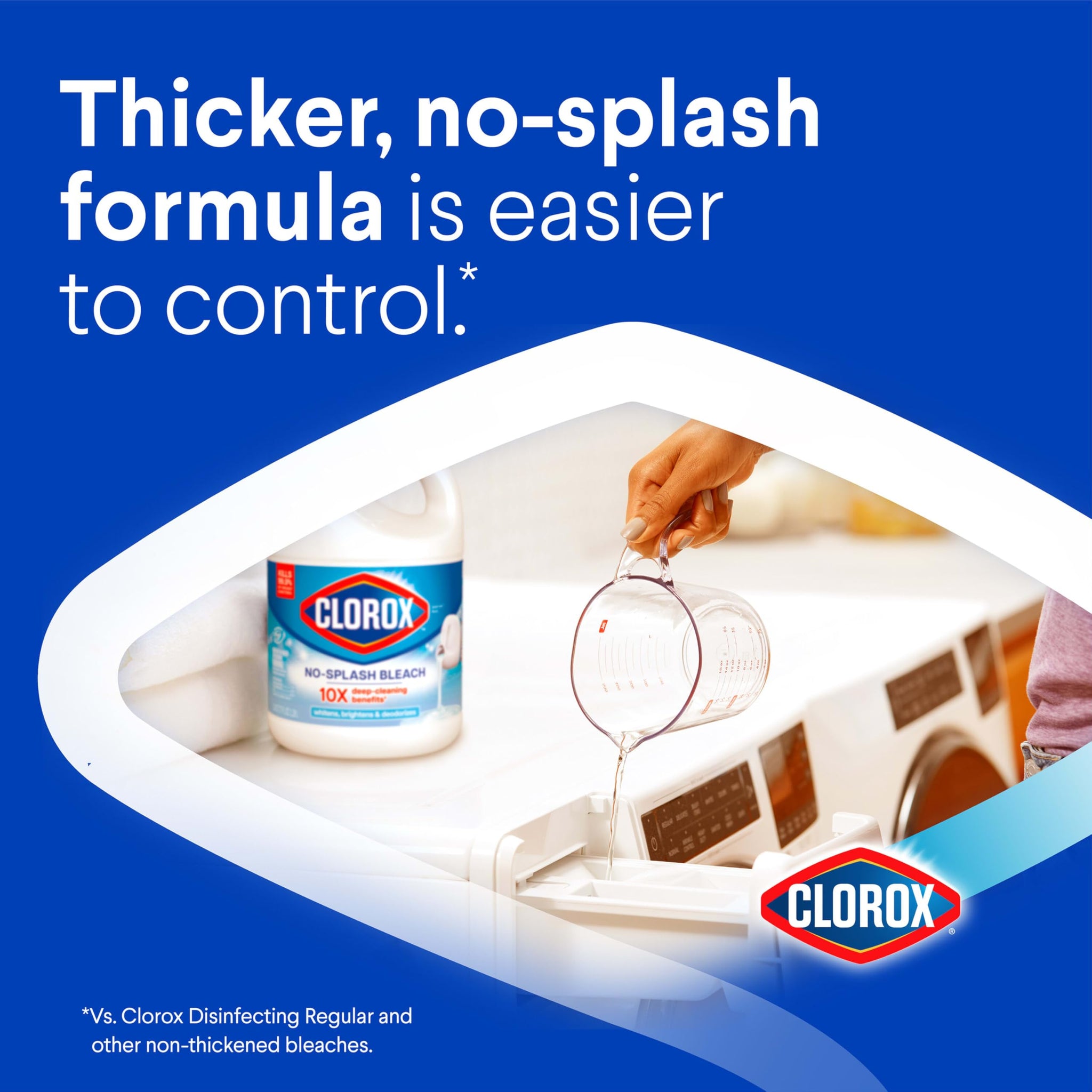 Clorox No Splash Bleach, 77 Fluid Ounces (Package May Vary)