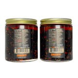 Hell Fire Detroit Chile Crisp Medium Heat, Umami-Rich, All-Natural, Vegan, Gluten-Free, Low Sodium - 4 fl oz (2-Pack)