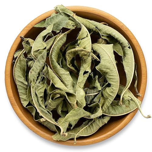 NY Spice Shop Lemon Verbena Leaf - 8 Ounce Natural Lemon Verbena Herbal Loose Leaf Tea - Lemony Seasoning for Fish, Soups, Desserts and Cooking