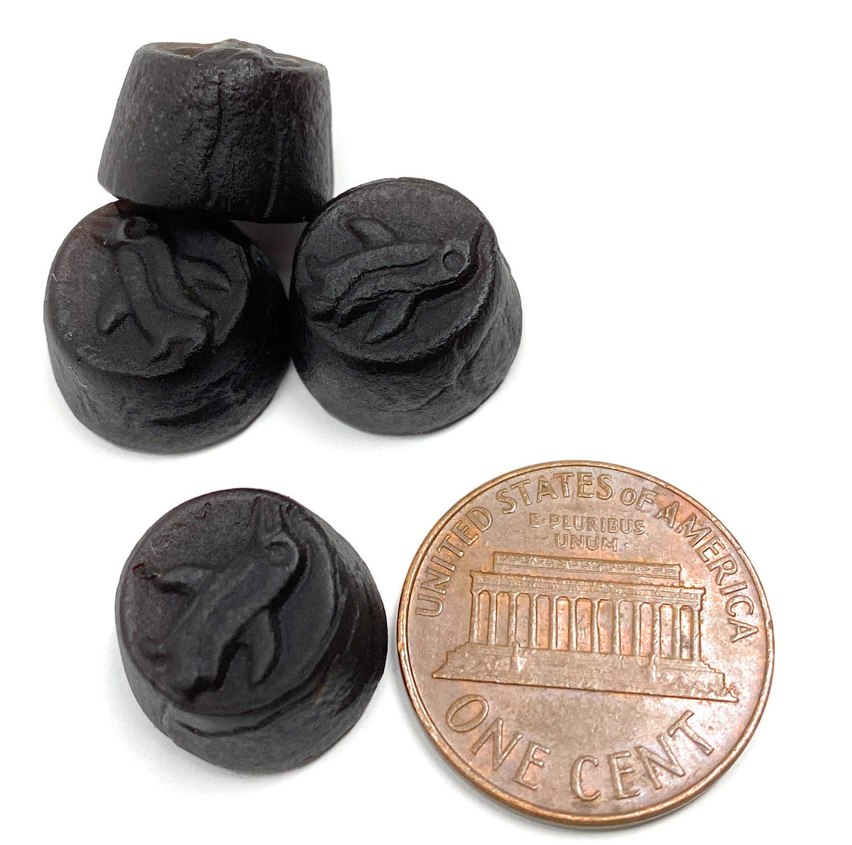 Dulcefina chocolate and Sweets, Danish Pinguine Salty Licorice Patilles (Saltpastiller) (2.200 Lbs)
