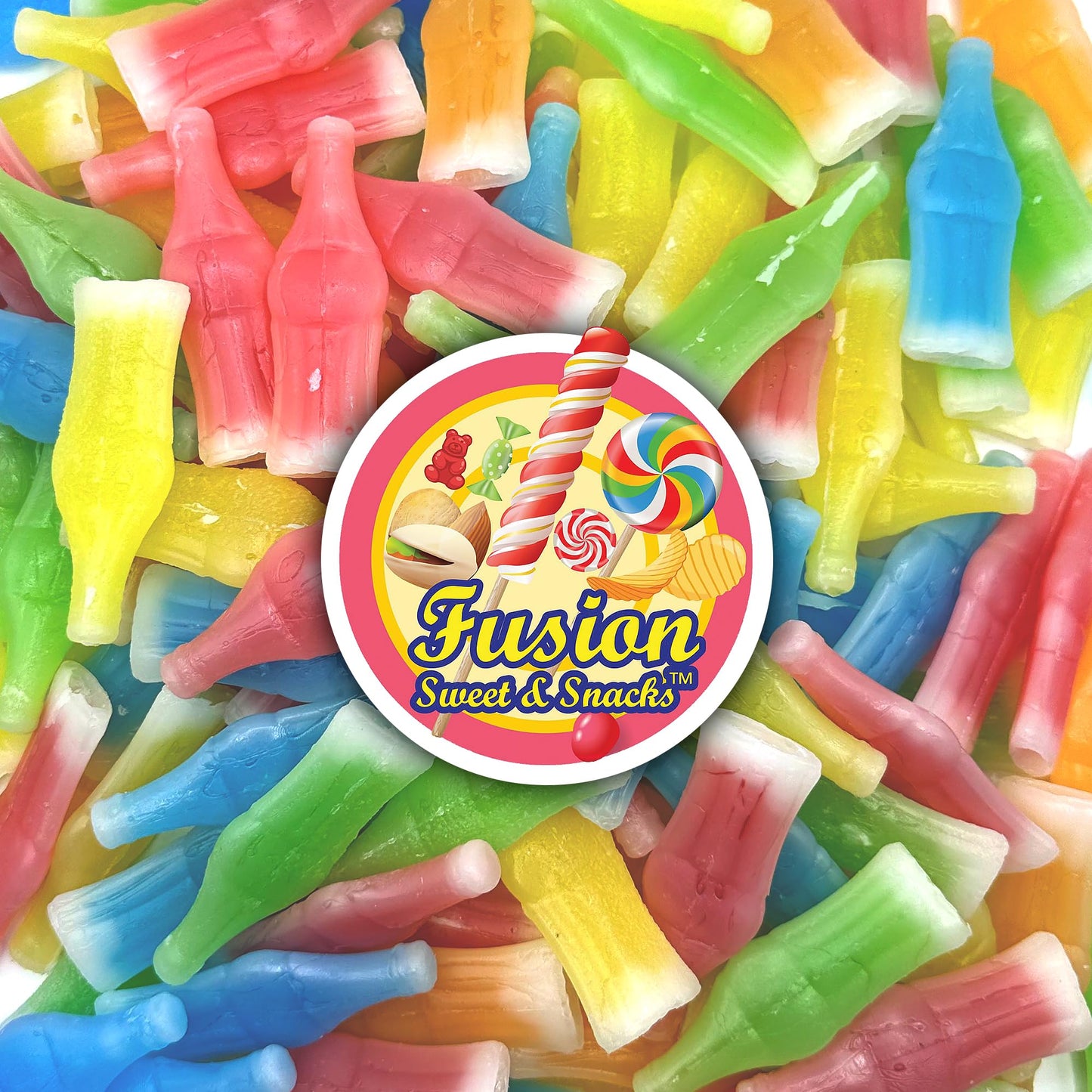 Wax Bottle Candy Drinks - 8 oz Bag | Liquid-Filled Nip Juice Bottles | Retro Bulk Candy for Parties, Candy Buffets & Nostalgic Snacking