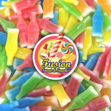 Wax Bottle Candy Drinks - 8 oz Bag | Liquid-Filled Nip Juice Bottles | Retro Bulk Candy for Parties, Candy Buffets & Nostalgic Snacking