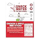 The New Primal Snack Mates, Chicken and Apple Stick - All Natural Chicken, High Protein and Low Sugar Kids Snack, Certified Paleo, Gluten Free