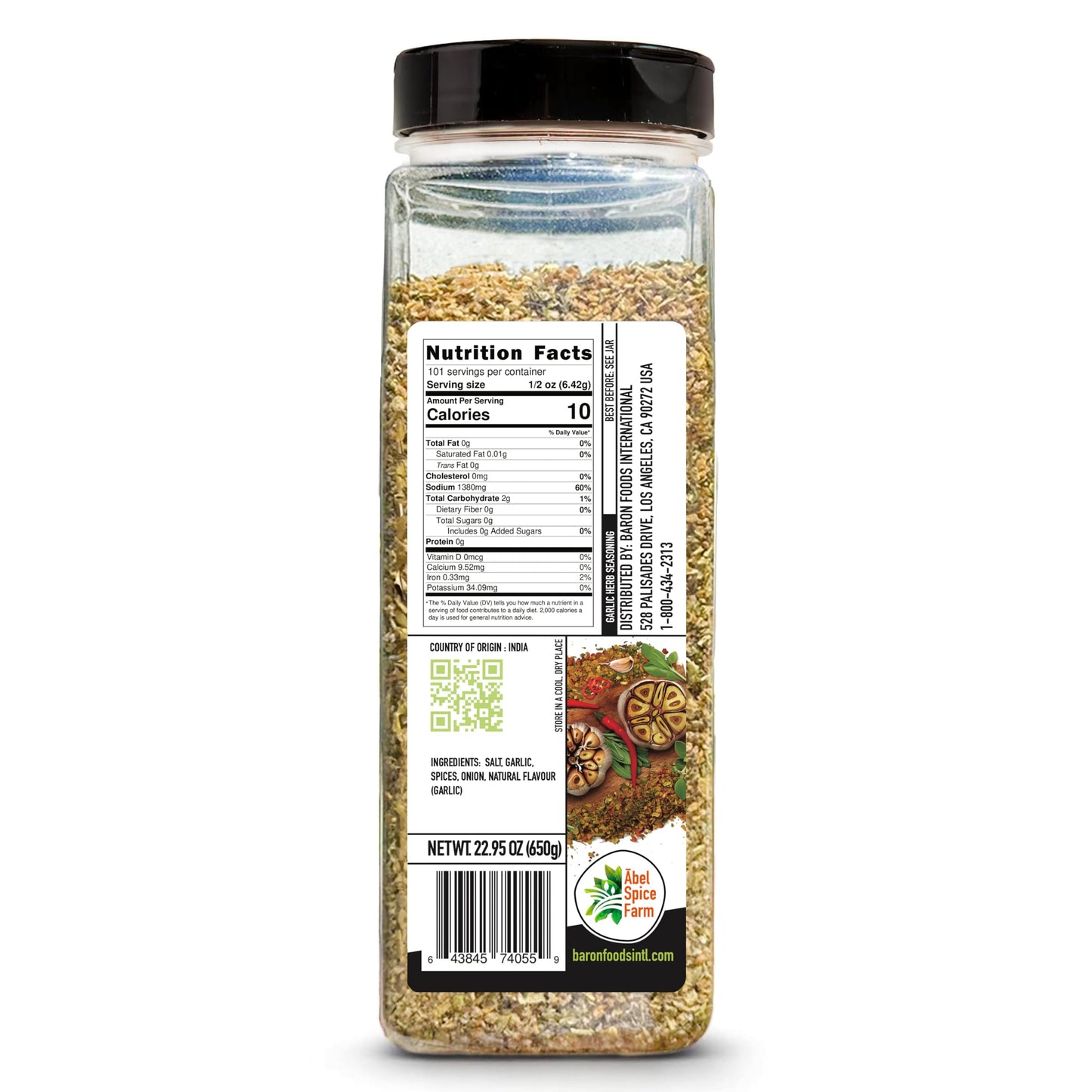 ?bel Spice Farm Garlic Herb Seasoning, 22.95 oz - Bold Blend of Garlic, Herbs & Spices for Meats, Veggies, Pastas & Sauces - All-Natural, Kosher