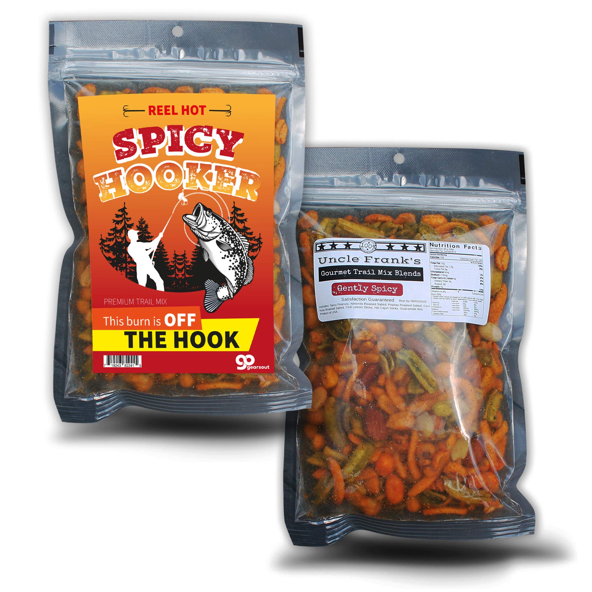 Spicy Hooker Trail Mix - Funny snacks for fishermen - Spicy blend, Made in the USA