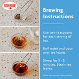 Red Rose Earl Grey, Loose Leaf, Black Tea, With Bergamot Oil, 12 oz