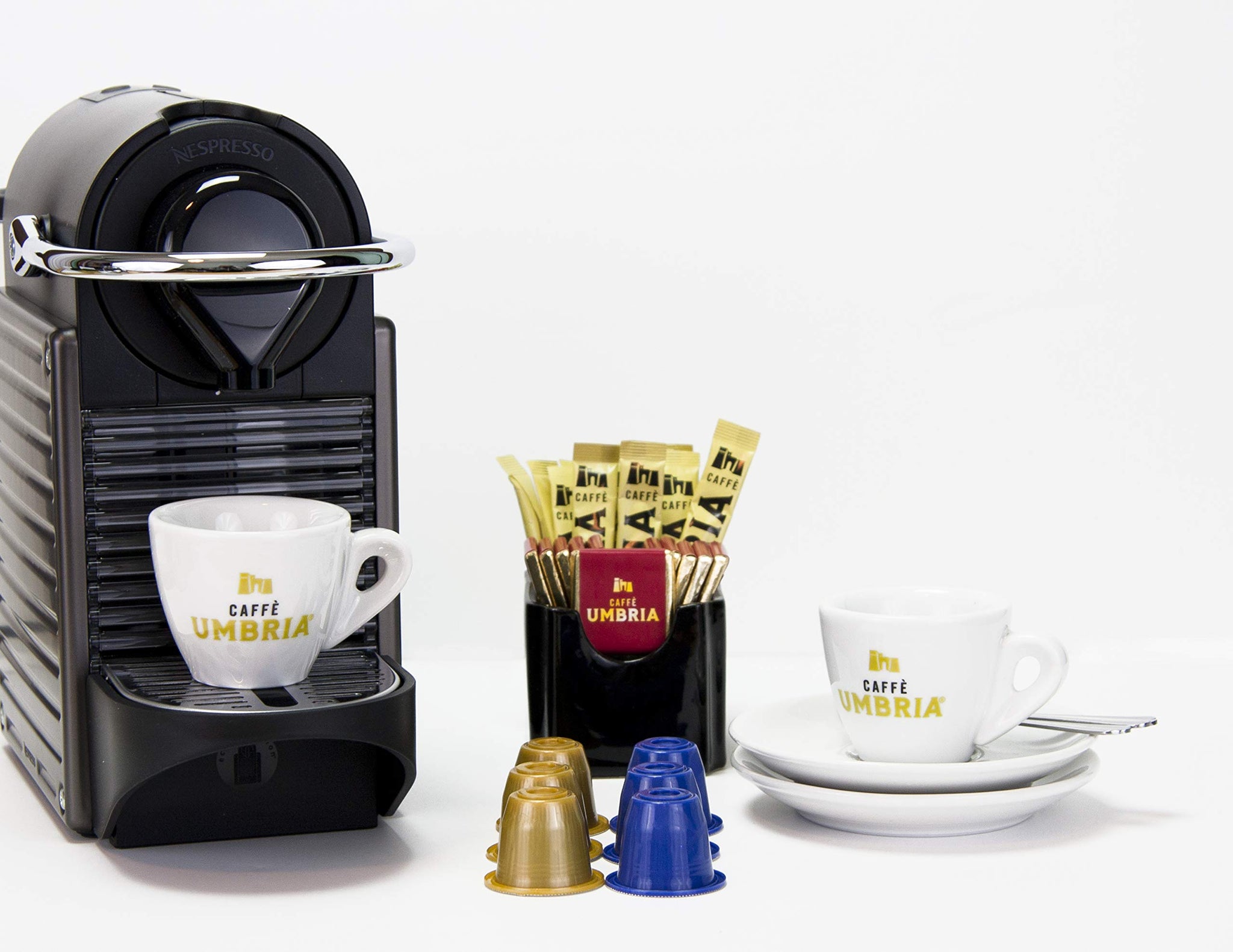 Caffe Umbria, Gusto Crema Blend, Nespresso compatible pods, Medium Brend, Box of 20
