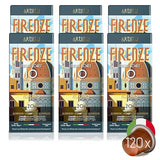 Artuzzi 120ct Compatible Nespresso Pods for Nespresso Originalline I Ristretto Firenze Coffee Capsules I Aluminum & Recyclable Coffee I Italian Dark