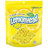 Lemonhead Hard Lemon Candy, Refreshingly Citrus, Resealable Bag, 12 oz