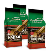 Café Najjar, Turkish Coffee with Cardamom, 3 x 450 Gr, 100% Arabica Coffee Beans, Ground Coffee, Dark Roast, Lebanese Coffee, Arabic Coffee, Coffee
