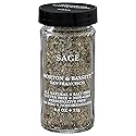 Morton & Bassett Sage, 0.4 oz - Non-GMO, Salt-Free, Aromatic Herb for Stuffing, Roasts & Holiday Dishes