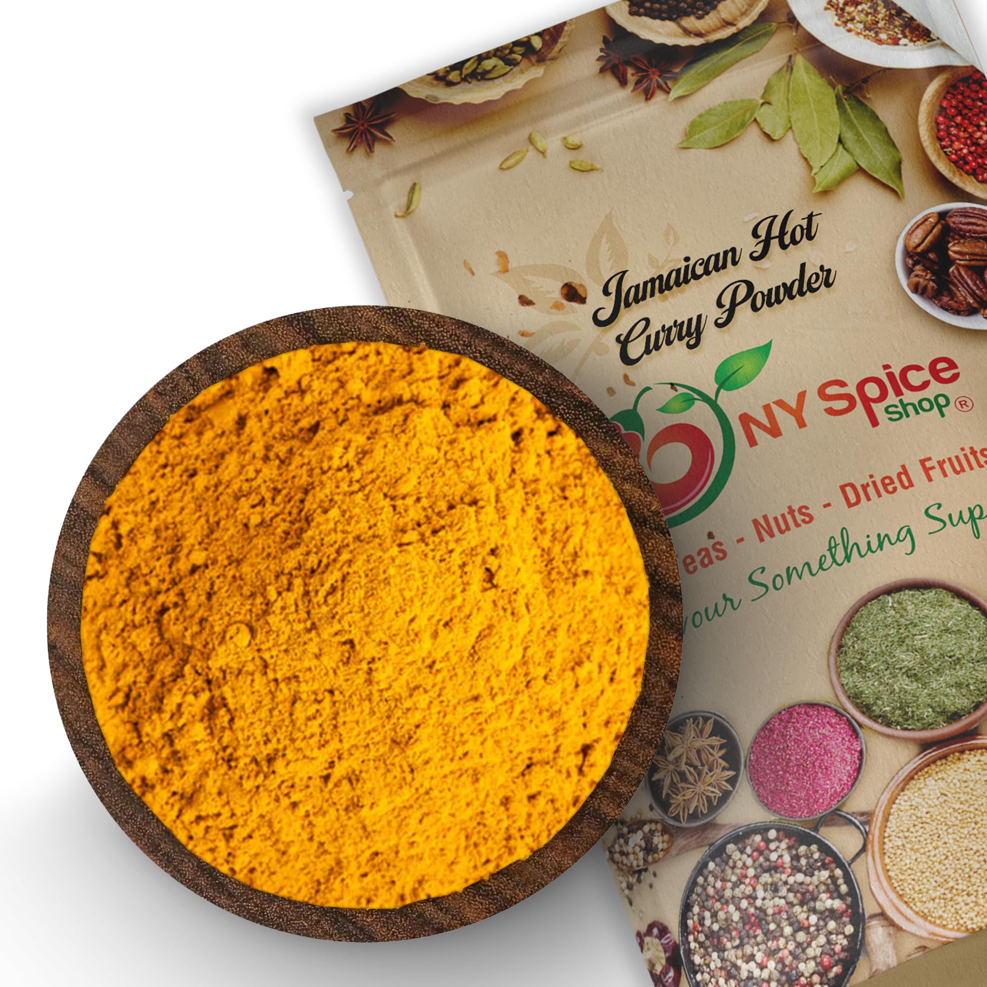 NY SPICE SHOP Jamaican Hot Curry Powder - Jamaican Hot Curry Powder Seasoning - Curry Powder Spice - Golden Curry Mild - Golden Curry Jamaican Hot