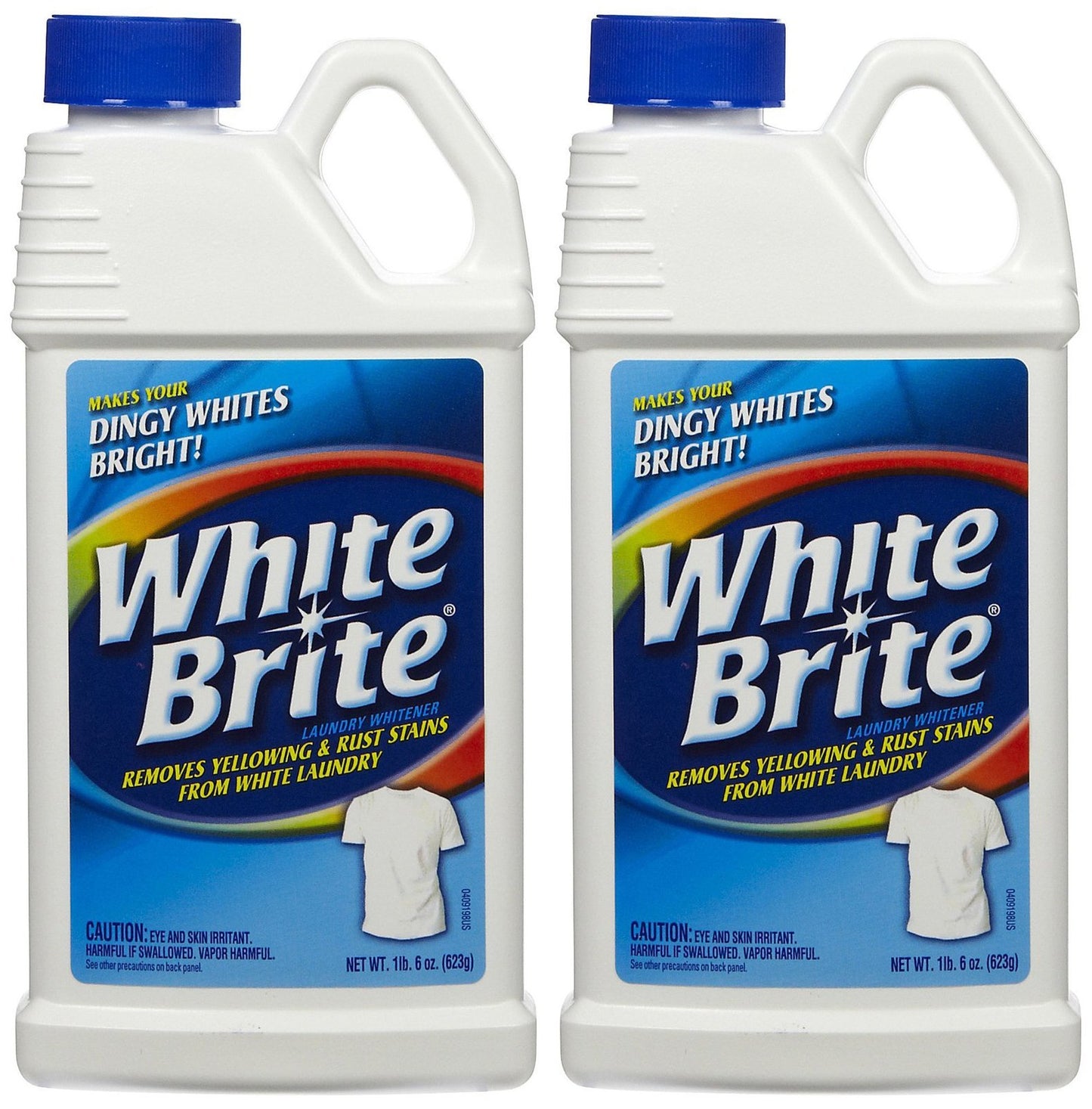 OUT White Brite Laundry Whitener Powder, Stain Remover Detergent Booster for Clothes, Removes Red Clay and Rust Stains on White Clothing and Uniforms