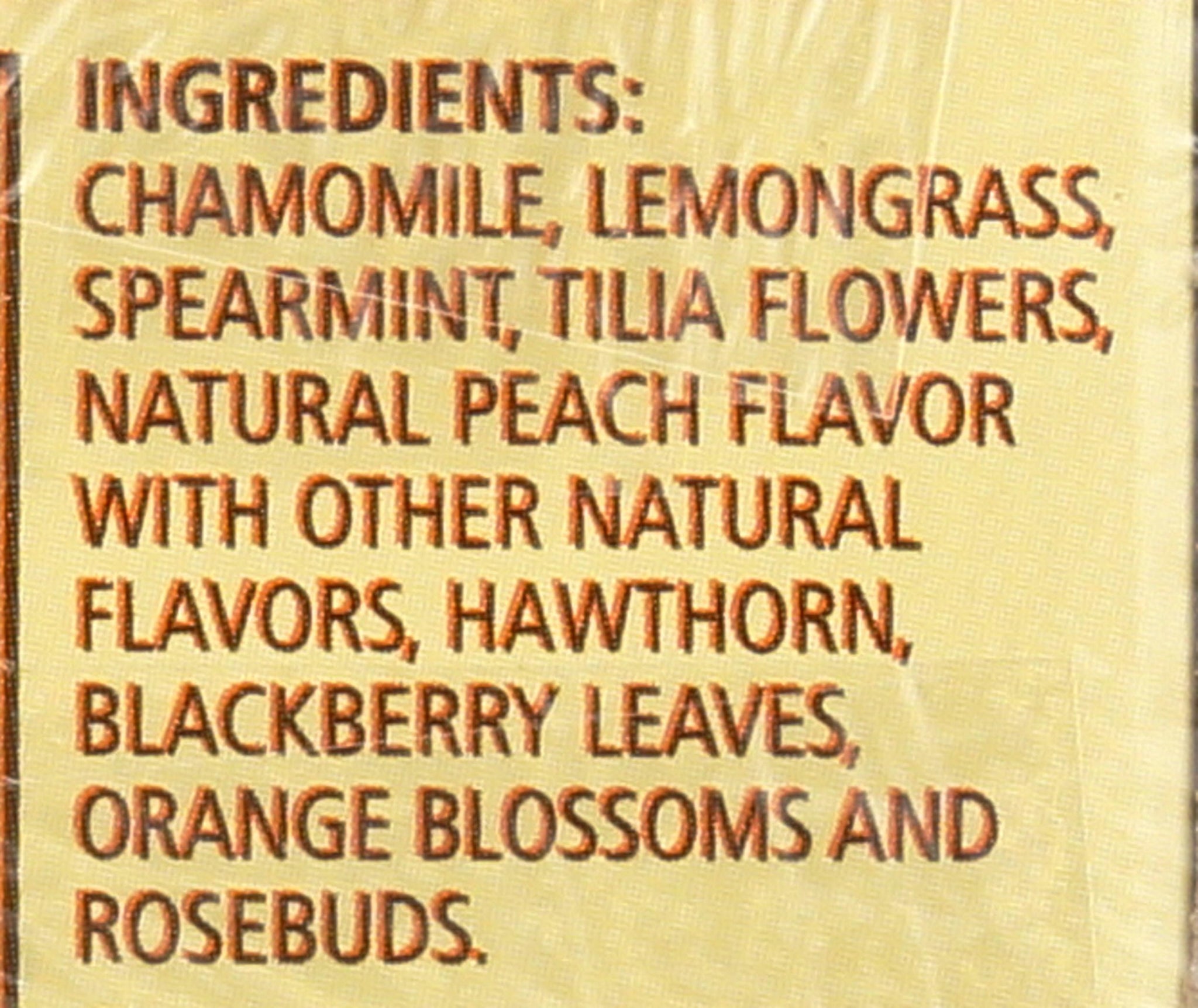 Celestial Seasonings Herbal Tea, Sleepytime Peach, 20 ct