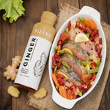 Pietro Japanese Ginger Dressing, Marinade & Vinaigrette - No MSG, Gluten Free Asian Salad Dressing for Vegetables, Seafood, Rice & Grain Bowls - 6
