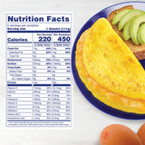 Salutem Vita - Three Cheese Omelets, Gourmet Breakfast Gift Set - Pack of 4