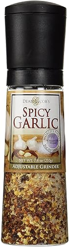 Dean Jacobs Grinder Spicy Garlic , 7.4-Ounce
