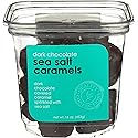 Nassau Candy, Candy Dark Chocolate Sea Salt Caramels, 16 Ounce