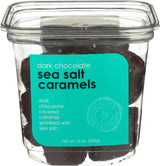 Nassau Candy, Candy Dark Chocolate Sea Salt Caramels, 16 Ounce