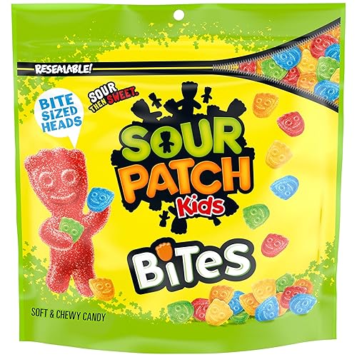 SOUR PATCH KIDS Bites Soft & Chewy Gummy Candy, 12 oz