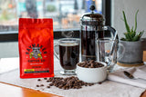 Haymaker Coffee, Dark Roast with Full-Bodied Flavor, Ground, 12 Ounce, Roasted in USA