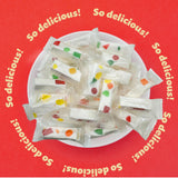 Jujube Nougat Candy | 30 Count, 11-Ounce Pack | Classic Treat with Fruit Jelly Pieces | Individually Wrapped Chewy Candy for Buffets, Gifting