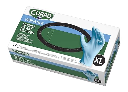 Curad Powder-Free Nitrile, X-Large, 130 Count