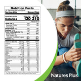 NaturesPlus SPIRU-TEIN Plus, Vanilla - 1.20 lb - Plant-Based Protein Powder with D3, Biotin for Adults 50+ - Vitamins & Minerals for Energy