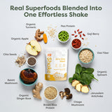 310 Nutrition All-In-One Plant-Based Meal Replacement Shake - High-Fiber Protein with Probiotics, Digestive Enzymes & Adaptogens - Vegan, Low Carb