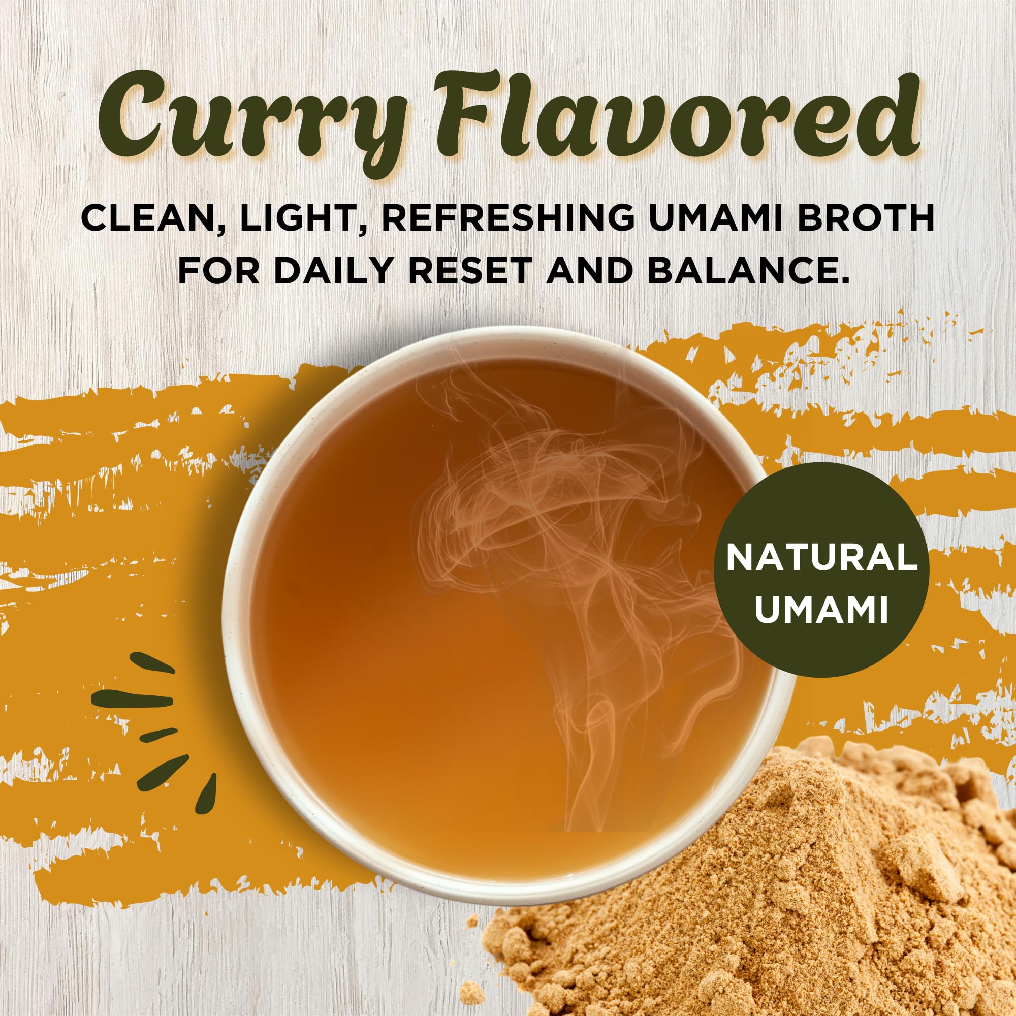 Instant Umami Broth Powder Cleanse 4.23oz (120g) by Aki Foods Japan - Natural Kombu & Vegetable Broth | No MSG, No Artificial Additives, Plant-Based