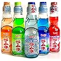 Ramune Japanese Soda Variety Pack of 2 - Shirakiku Multiple Flavors - Japanese Drink Gift Box (5 Count)
