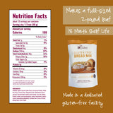 gfJules Certified Gluten Free Bread Baking Mix | Loaf, Baguettes, Bagels, Focaccia and more | No Grit, Non-GMO, Vegan | Certified Top 9 Allergen-Free & Kosher | 18 Ounces
