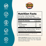 Kava Drink Sampler Mix - 3 Individual Kava Kava Extract Powder Packets - Alcohol Replacement Drink with a Buzz - Natural Energy Booster, Mood Support