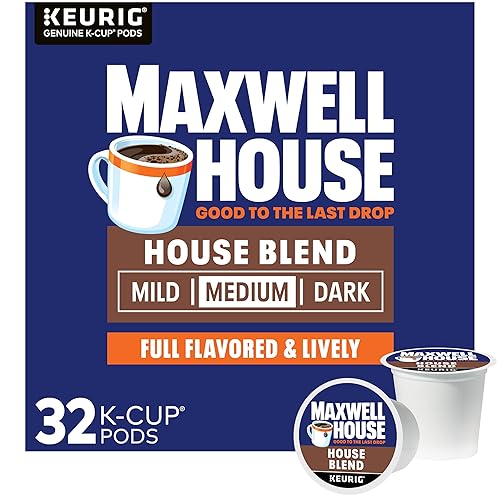 Maxwell House House Blend Medium Roast K-Cup® Coffee Pods (32 ct Box)