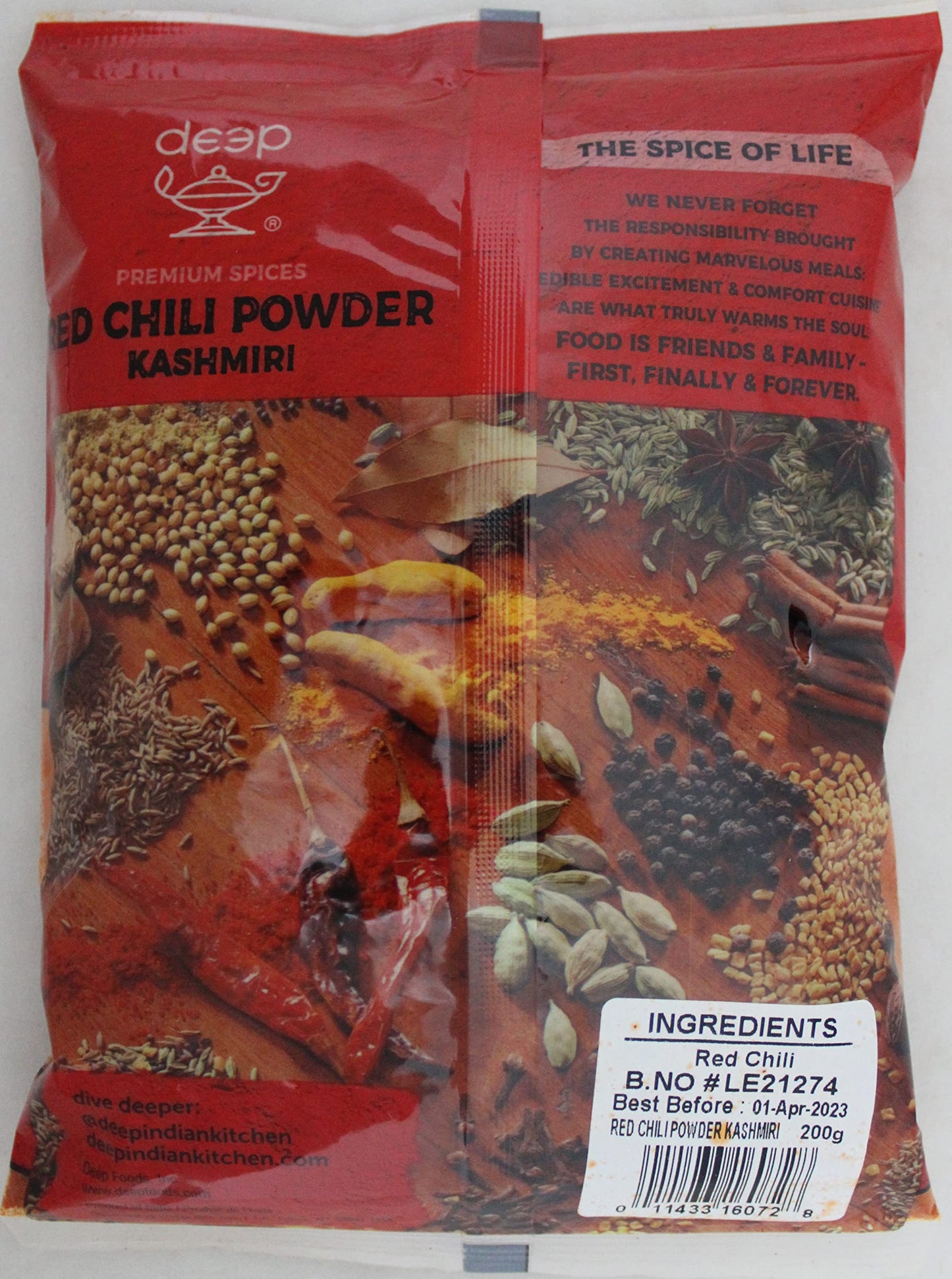 Red Chili Powder Kashmiri 7 Oz