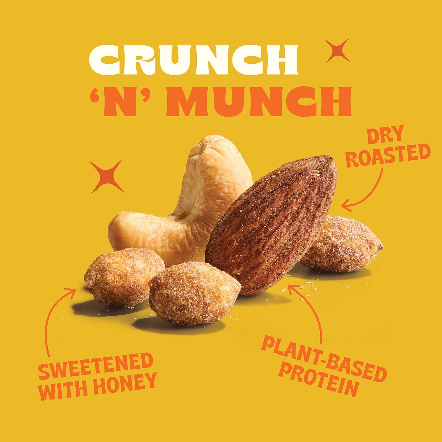 Back to Nature Sweet & Salty Nut Mix, Honey Roasted Peanuts, Salted Cashews & Almonds, Dry Roasted, Non-GMO, On-the-Go Pouch Snack, 9oz Pouch