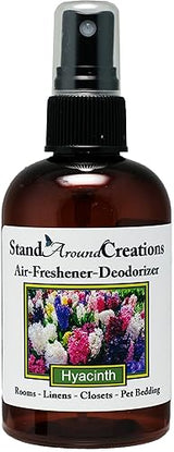 Concentrated Spray For Room/Linen/Room Deodorizer/Air Freshener - 4 fl oz - Scent - Hyacinth - Lovely notes include lavandin, jasmine, lavender, rose