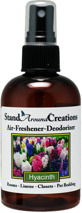 Concentrated Spray For Room/Linen/Room Deodorizer/Air Freshener - 4 fl oz - Scent - Hyacinth - Lovely notes include lavandin, jasmine, lavender, rose