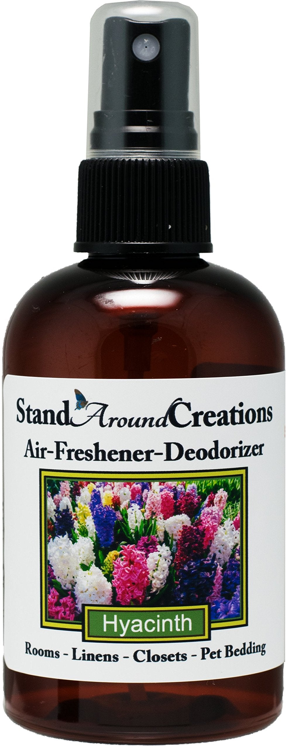 Concentrated Spray For Room/Linen/Room Deodorizer/Air Freshener - 4 fl oz - Scent - Hyacinth - Lovely notes include lavandin, jasmine, lavender, rose