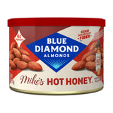 Blue Diamond Almonds, Made with Mike’s Hot Honey Infused with Chilies For a Perfect Sweet and Spicy Snack Nut Combination, 6oz. Can