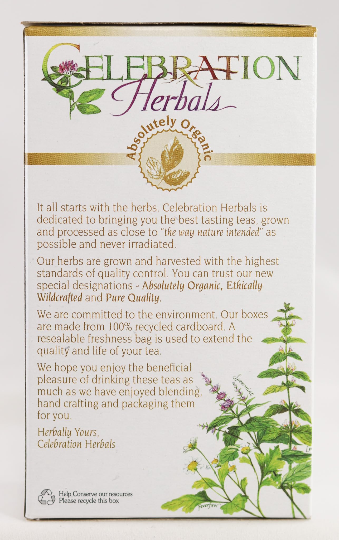 Celebration Herbals Tea Herbal Loosepack Organic Yarrow Leaf Flower - 40 g