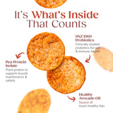 Wonderslim Protein Chips with Probiotics, BBQ | 12g Plant Protein, 170 Cal | High Protein Chips, Vegan, Gluten Free, Non-GMO | Made with Avocado Oil