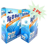 Ty D BOL Toilet Cleaning Tablets with Continuous Blue Spruce Scent keeps Toilets Smelling fresh and clean 10 tabs (2-5 Count Packs) (Blue Spruce)