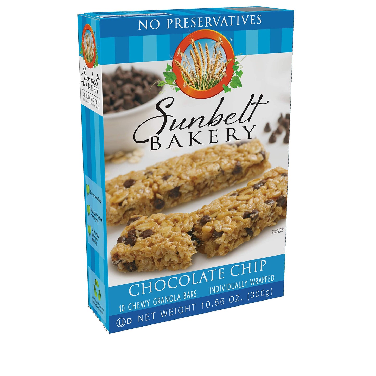 Sunbelt Bakery Chocolate Chip Chewy Granola Bars, 50 - 1.0 OZ Bars (5 Boxes)