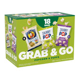 SkinnyPop Popcorn & Puffs Variety Variety Pack, SkinnyPop Original and Kettle Corn, and Pirate's Booty, Gluten-Free, Individually Sized Snack Bags