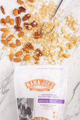 Nana Joes Granola Savory Blend | Pecan, Almond & Cashew | Handmade Gluten-Free, Vegan, Healthy, Plant-Based, Organic, No Refined Sugar or