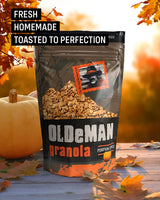 Olde Man Granola Gluten Free Granola - Non-GMO Healthy Granola Cereal - Soft Whole Grain Oats, Butter, Brown Sugar - Handmade in Colorado (Pumpkin