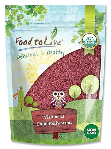 Food to Live Organic Blueberry Juice Powder, 2 Pounds - Non-GMO, Unsulfured, Raw, Vegan, Bulk, Great for Juices, Smoothies, and Instant Breakfast