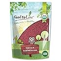 Food to Live Organic Blueberry Juice Powder, 2 Pounds - Non-GMO, Unsulfured, Raw, Vegan, Bulk, Great for Juices, Smoothies, and Instant Breakfast
