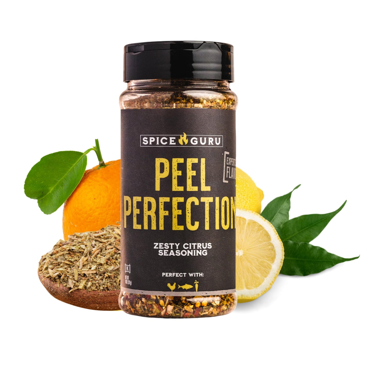 Spice Guru Peel Perfection BBQ Rub - Gifts for Men Who Cook, Gifts for Dad, Men Gifts, Dad Birthday Gift - Spices and Seasonings Sets - Steak